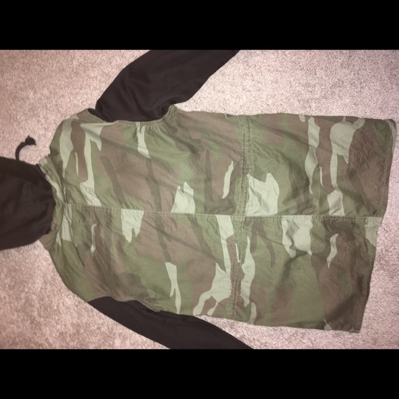 Green camo utility jacket - Picture 4 of 4